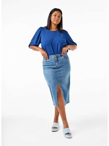 Zizzi Blouse 'Casidsel' in Blue