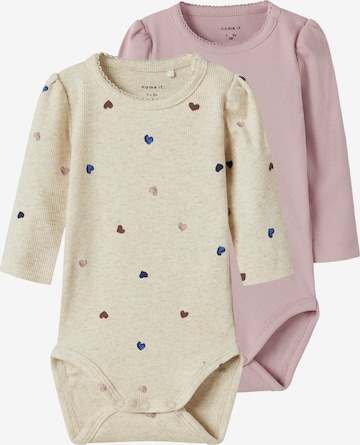 NAME IT Potkuhousut/body 'NBFNutti' värissä beige: etupuoli
