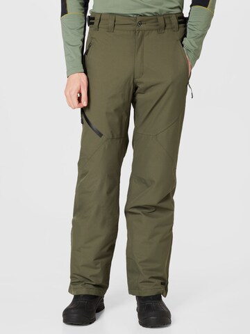 ICEPEAK - regular Pantalón de montaña 'COLMAN' en verde: frente