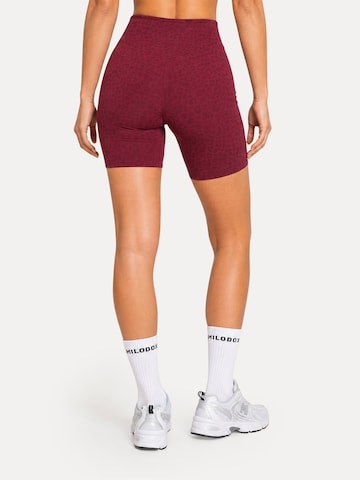 Skinny Leggings ' Velvara ' Smilodox en rouge