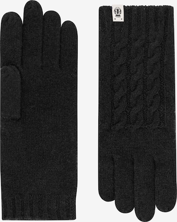 Roeckl Vingerhandschoenen in Zwart: voorkant