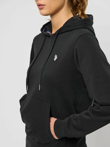 U.S. POLO ASSN. Sweatshirt 'Aba' in Zwart