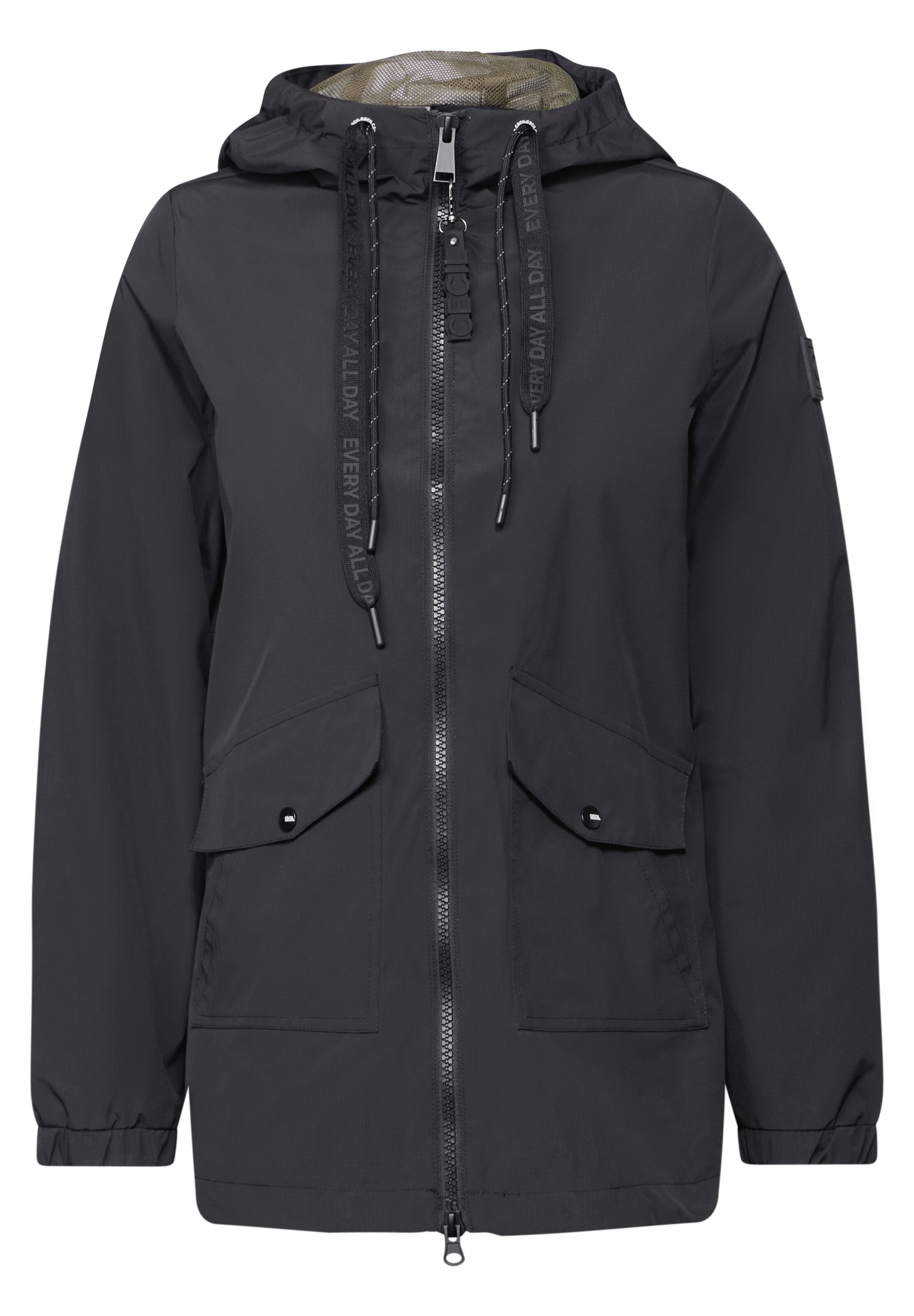 CECIL Windbreaker in schwarz, Produktansicht