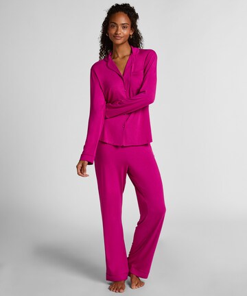 Hunkemöller Pyjamabroek in Roze