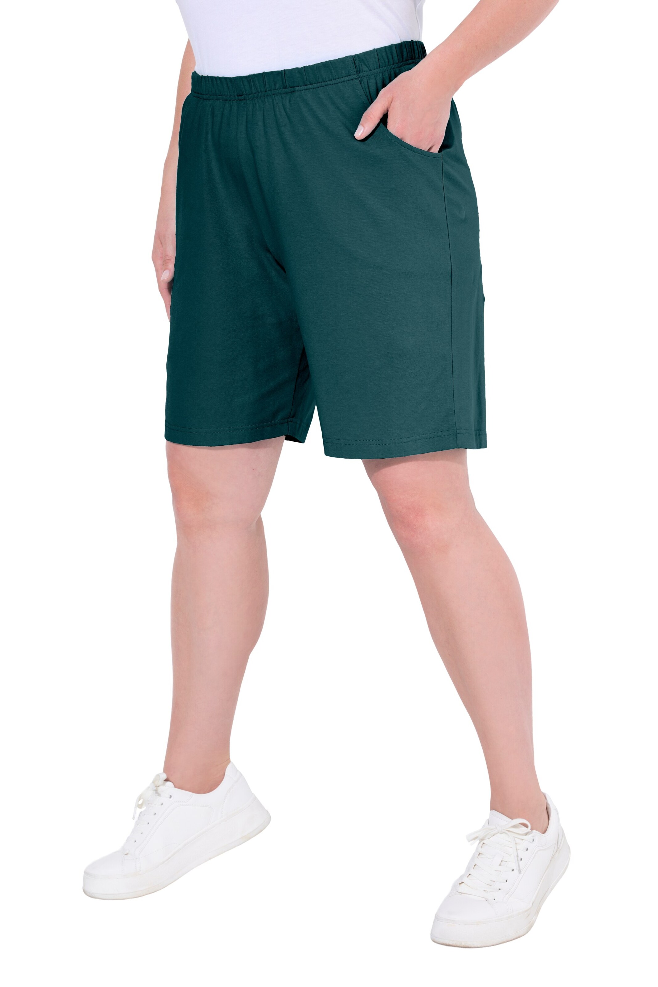 Ulla Popken Regular Hose in Blau: Vorderseite