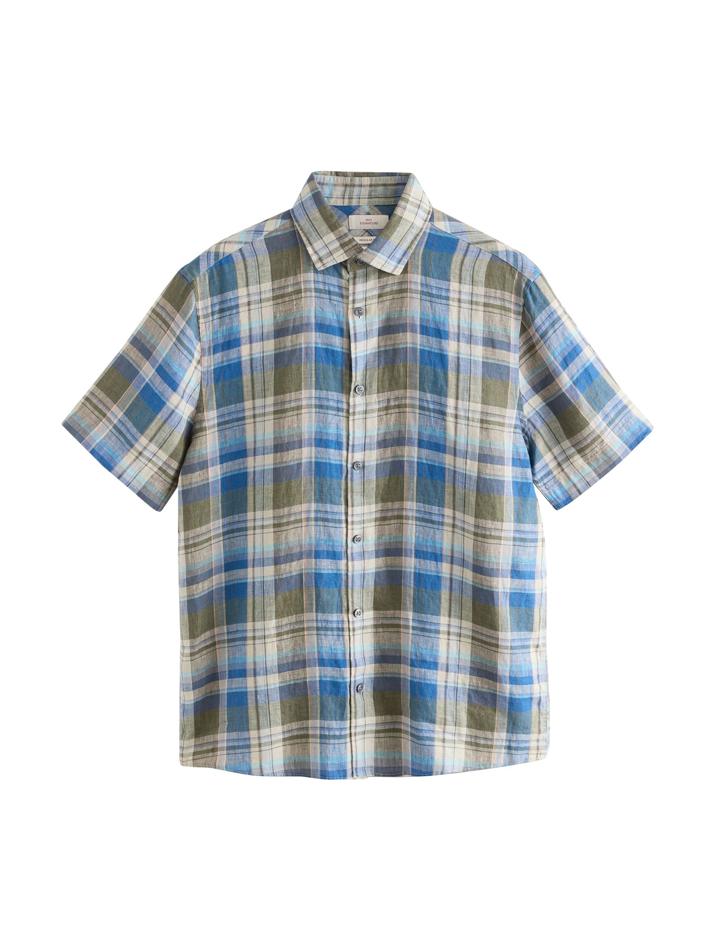 Next Overhemd in Groen: voorkant