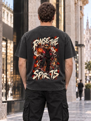 LUNØIR Studio Shirt 'BOSS Spirit Chorus' in Black