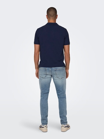 Only & Sons Slimfit Jeans 'Onsloom' i blå