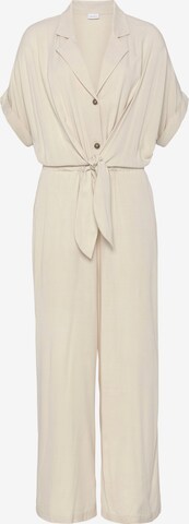 LASCANA Jumpsuit in Beige: voorkant