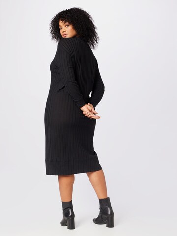 ONLY Carmakoma Knitted dress 'Essie' in Black