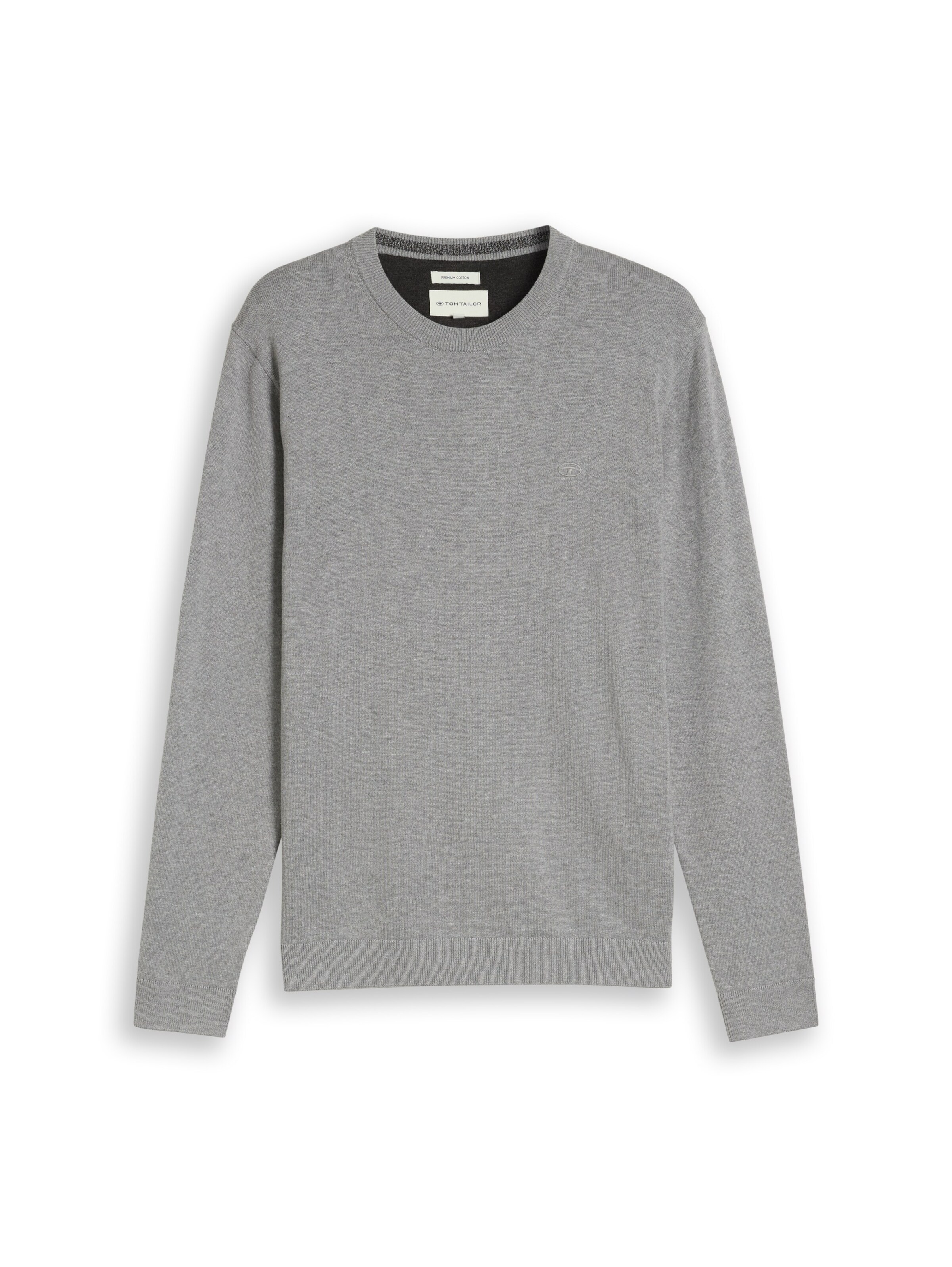 TOM TAILOR Sweter w kolorze szary: przód