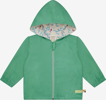 loud + proud Between-Season Jacket in Green: front