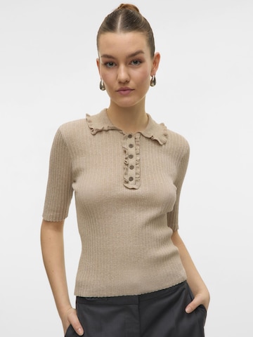 VERO MODA - Jersey 'AWShirli' en beige