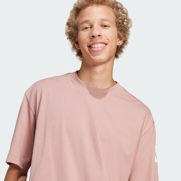 ADIDAS SPORTSWEAR Λειτουργικό μπλουζάκι 'Essentials' σε ροζ