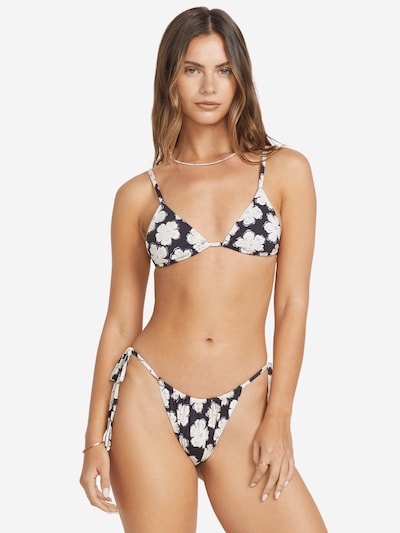 BILLABONG Bikinitop 'What A Babe' in ecru / lavendel / schwarz / weiß, Produktansicht