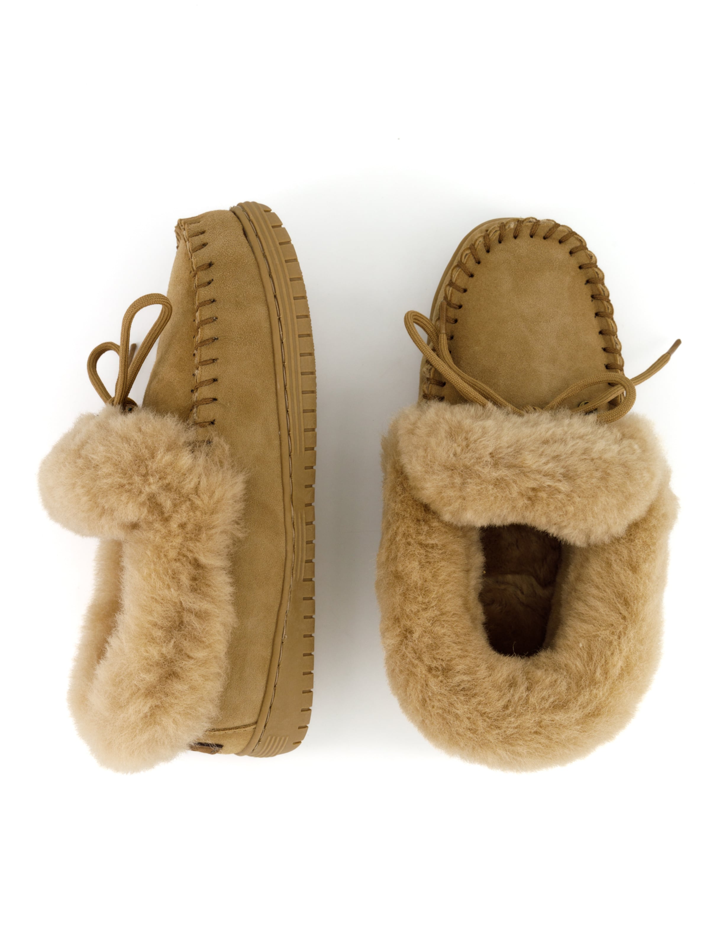 Warmbat Hausschuhe 'Kampi' in Beige