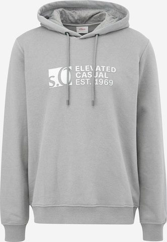 s.Oliver Sweatshirt in Grau: predná strana