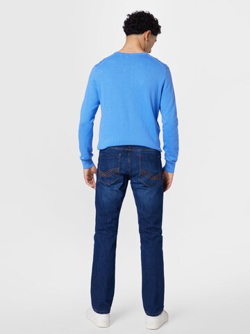 Coupe slim Jean 'Josh' TOM TAILOR en bleu