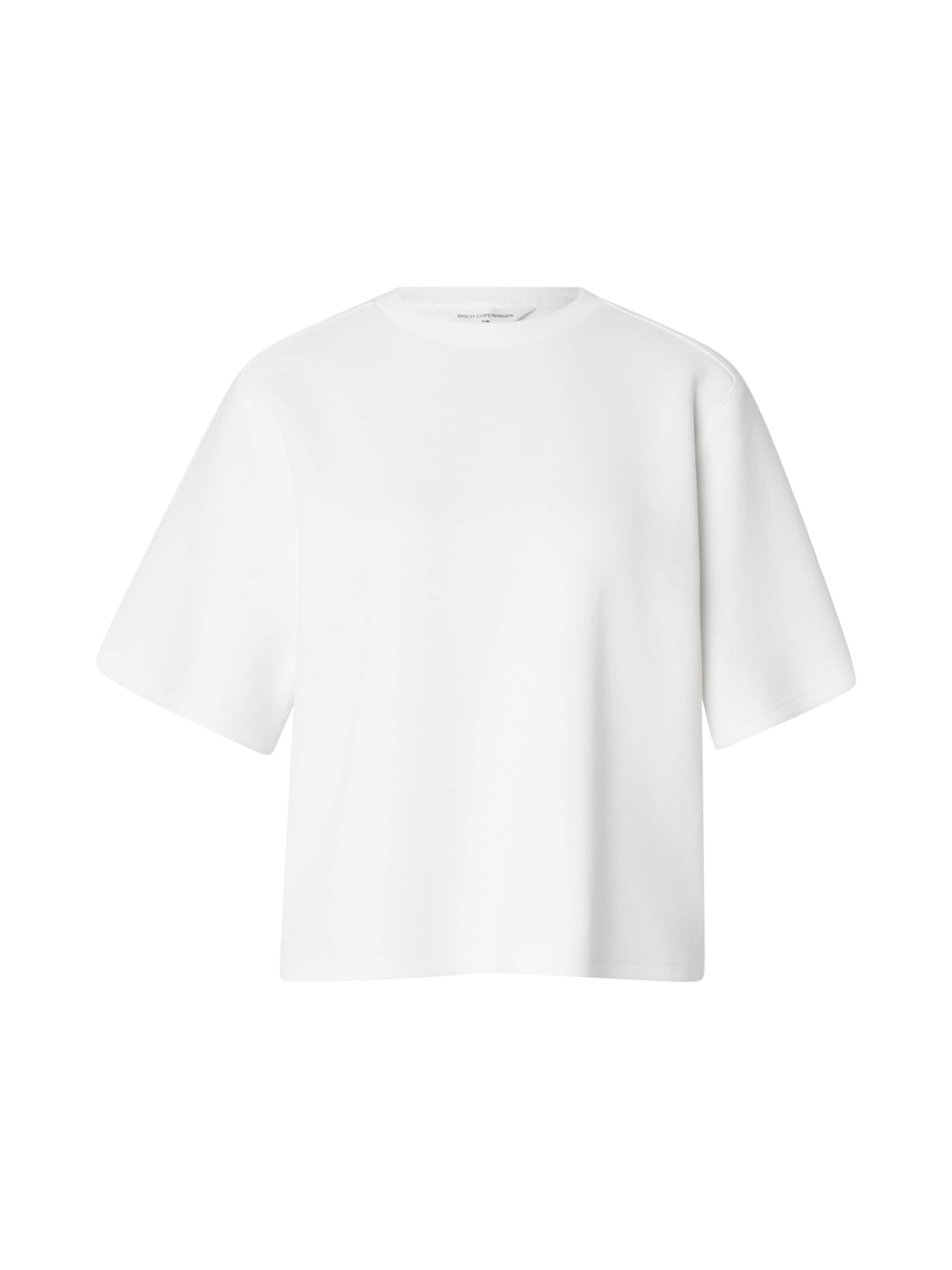 Sweat-shirt 'Maelee Ima' MSCH COPENHAGEN en blanc : devant