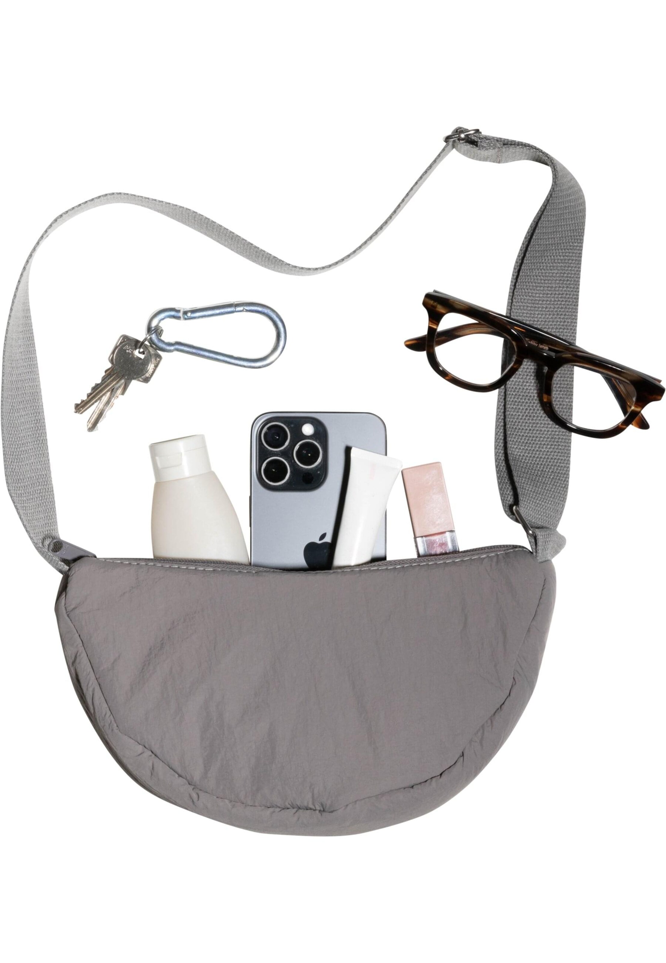 Urban Classics Чанта за кръста в сиво: отпред