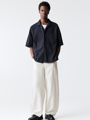 Pull&Bear Baggy Broek in Wit