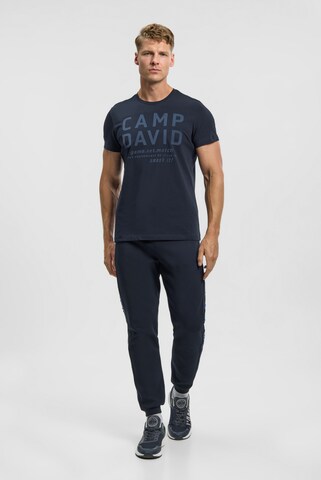 CAMP DAVID - Camiseta en azul