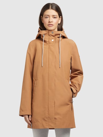 Manteau mi-saison 'Artisa' khujo en beige : devant