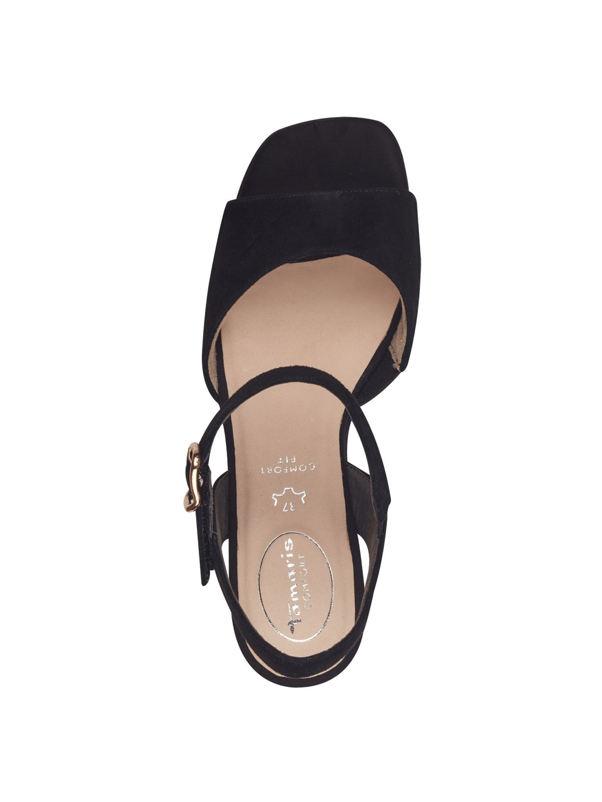 Sandalo di Tamaris in nero