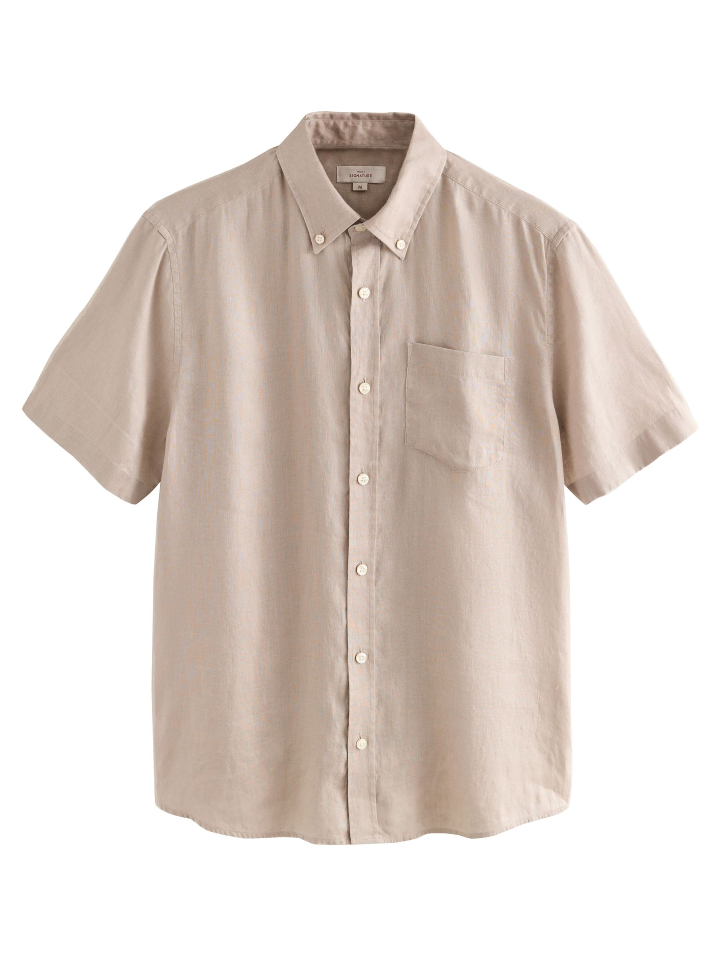 Next Regular Fit Hemd in Grau: Vorderseite