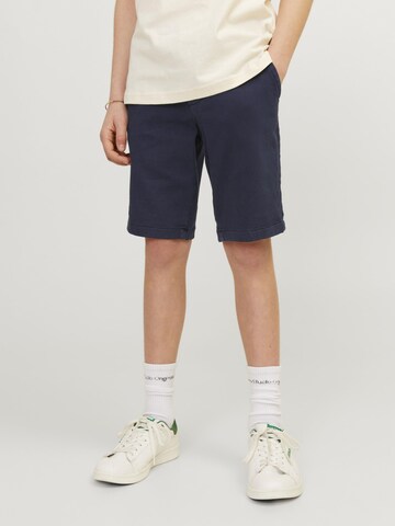 Jack & Jones Junior Regular Workout Pants in Blue: front