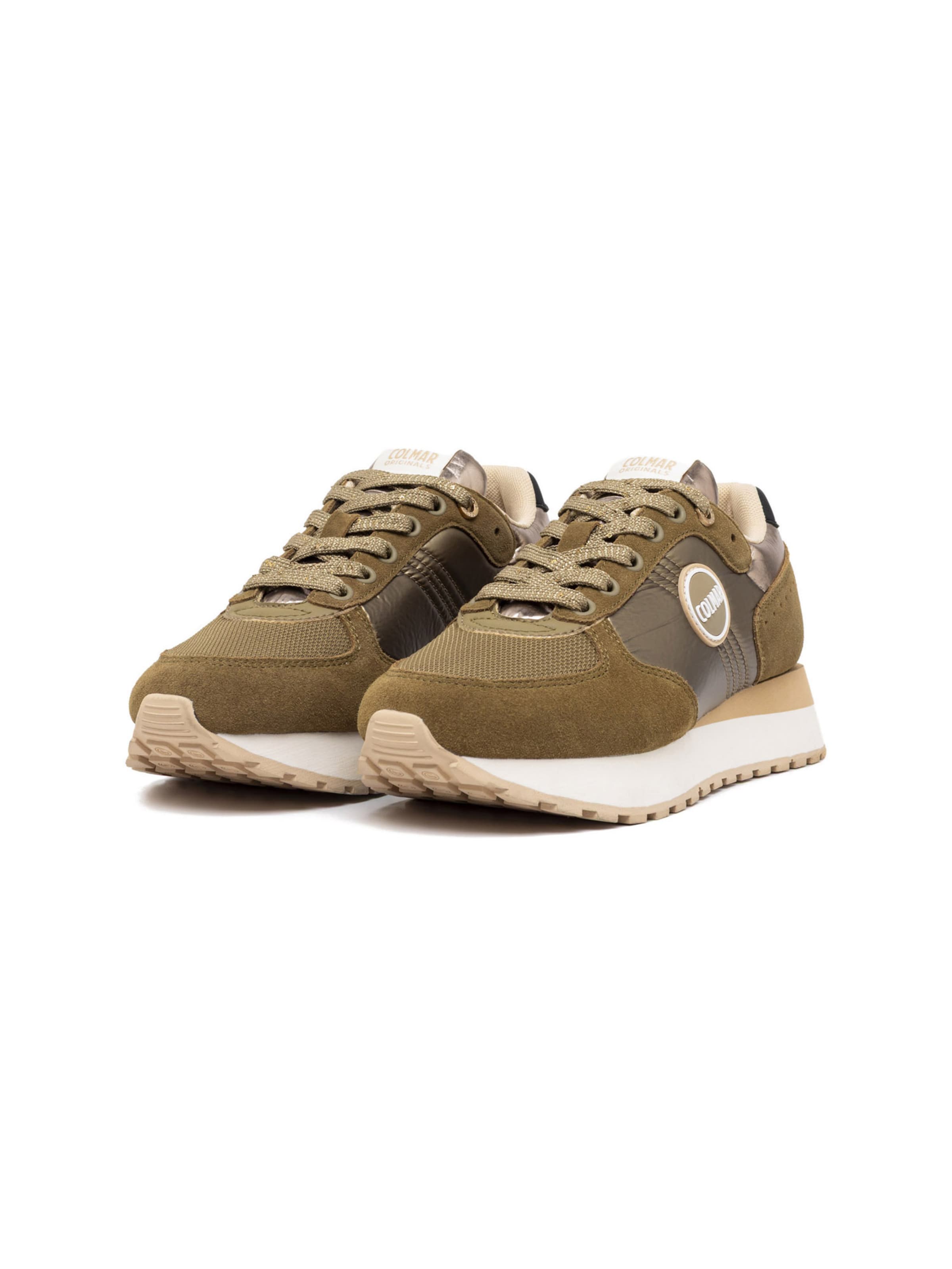 Sneaker bassa 'Travis Authentic' di Colmar in verde: frontale
