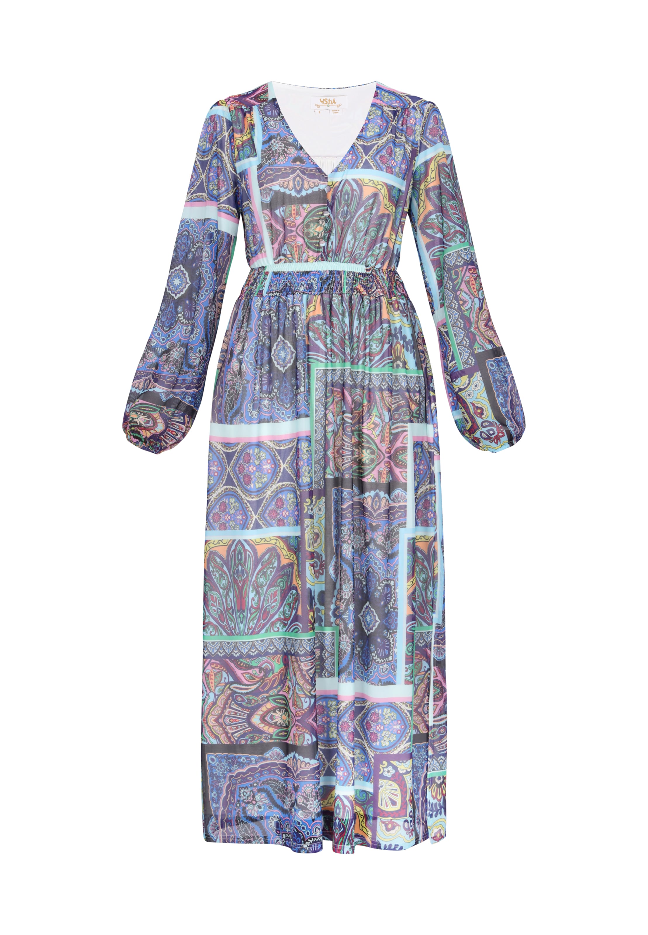 usha FESTIVAL - Vestido em azul: frente