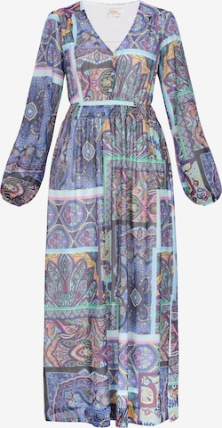 usha FESTIVAL - Vestido em azul: frente