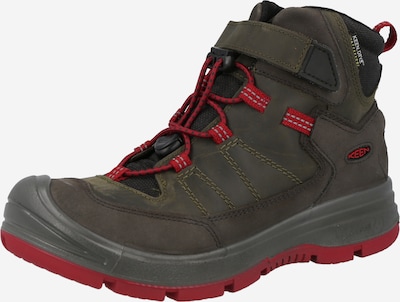 Boots 'Redwood' KEEN di colore grigio / cachi / rosso scuro / bianco, Visualizzazione prodotti
