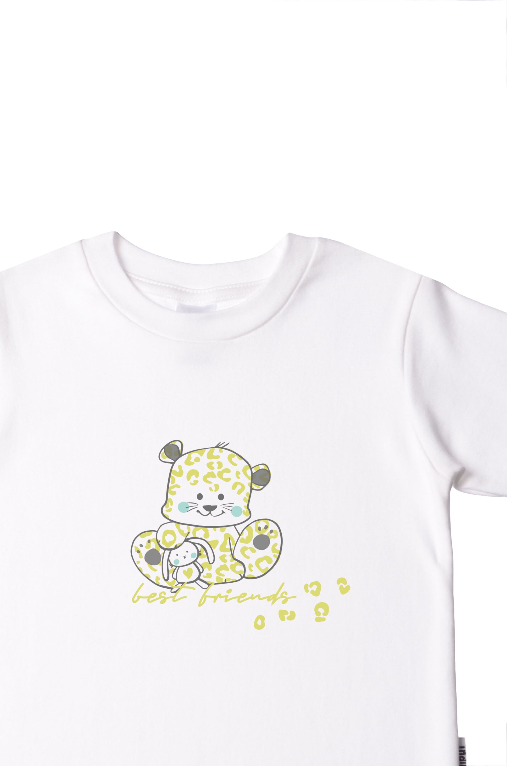 Kinder Kids (Gr. 92-140) LILIPUT T-Shirt 'Leo Baby' in Weiß - BG18258