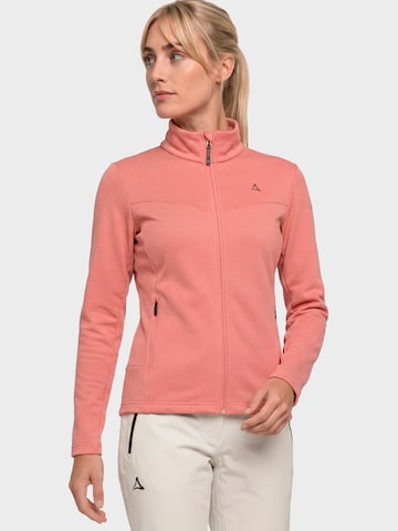 Veste en polaire Schöffel en rose : devant