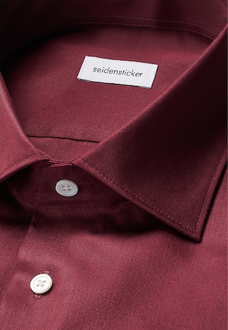 SEIDENSTICKER Regular fit Zakelijk overhemd in Rood