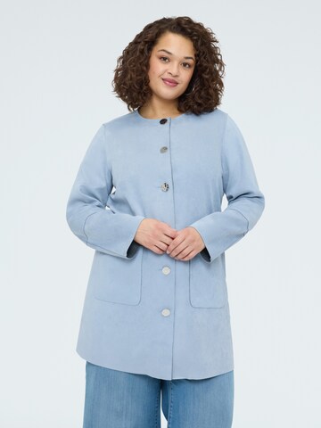 Fiorella Rubino Wintermantel in Blauw