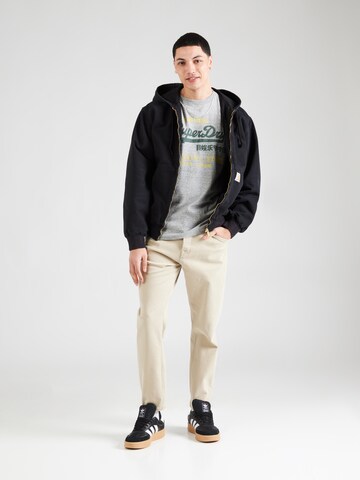 Superdry Футболка 'VL Classic' в Серый