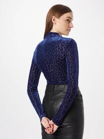 Bardot Shirt Bodysuit 'ADONI' in Blue