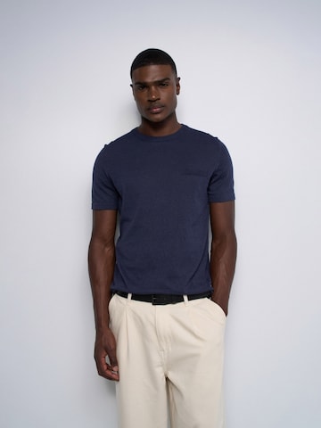 T-Shirt Salsa Jeans en bleu : devant