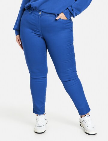 SAMOON Jeans in Blue: front
