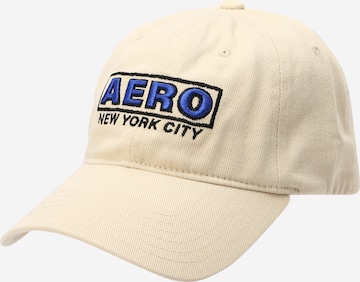 Cappello da baseball 'NEW YORK' di AÉROPOSTALE in bianco: frontale