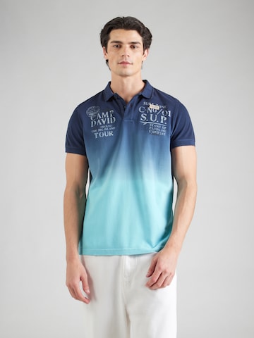 CAMP DAVID Shirt in Blue: front