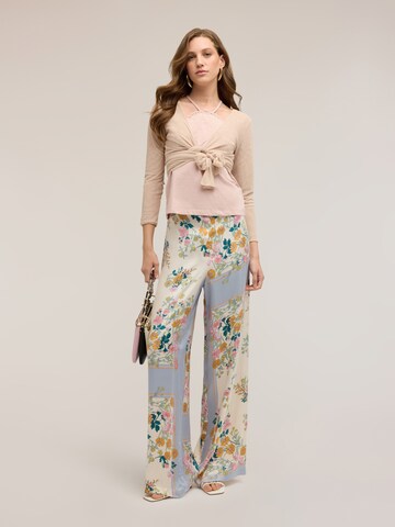 MOTIVI - Pierna ancha Pantalón en beige