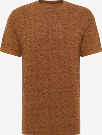 MUSTANG Shirt in Brown: front