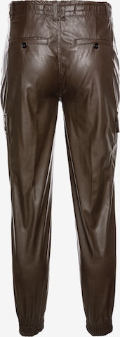 DRYKORN Tapered Cargo Pants 'Freight' in Brown