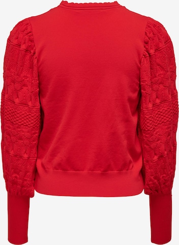 ONLY Пуловер 'Melita' в червено