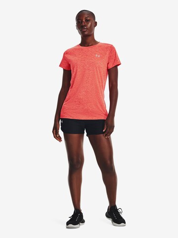 T-shirt fonctionnel 'Tech Twist' UNDER ARMOUR en rouge