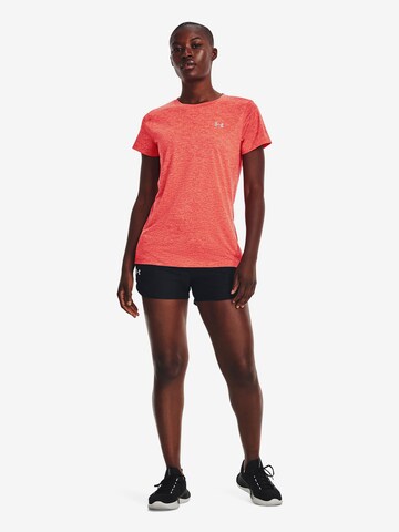 UNDER ARMOUR Functioneel shirt 'Tech Twist' in Rood